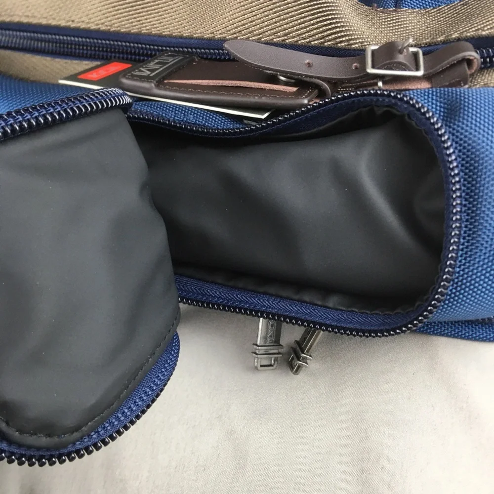 Tumi Alpha Bravo Monterey Sling Shoulder Bag Navy Blue